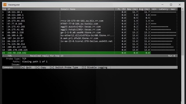 Solarwinds Traceroute NG
