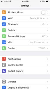 cloudflare dns ios