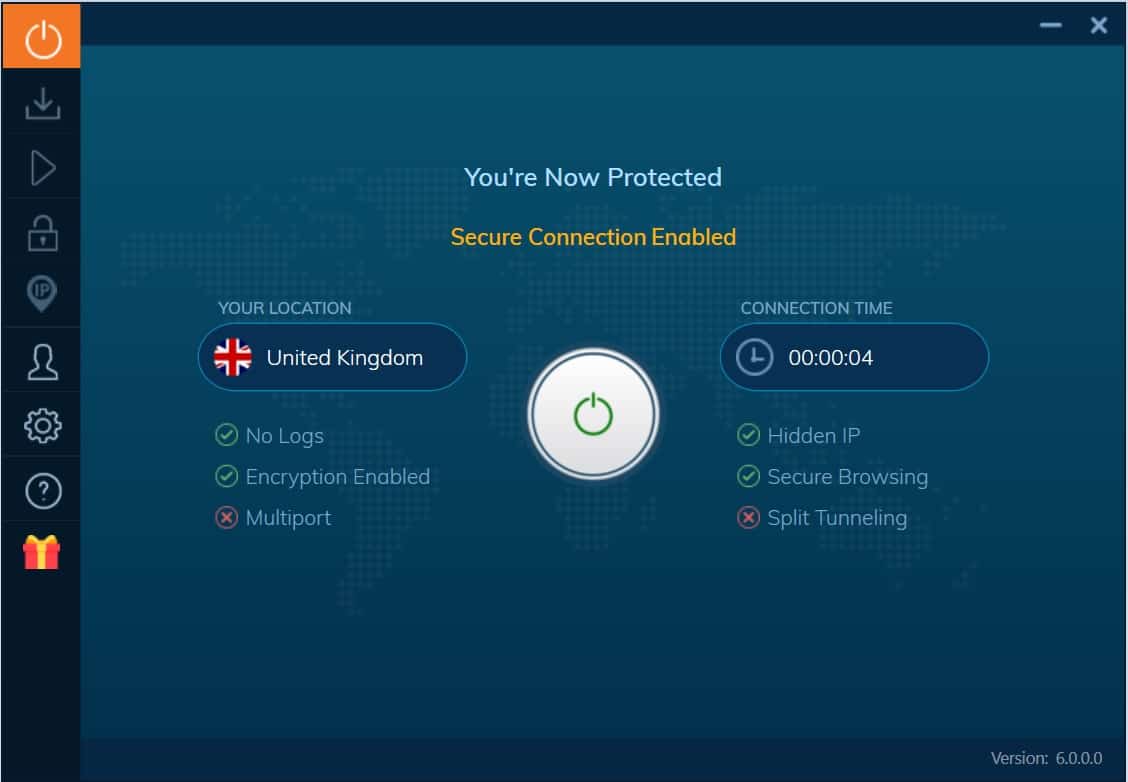 Ivacy connection screen
