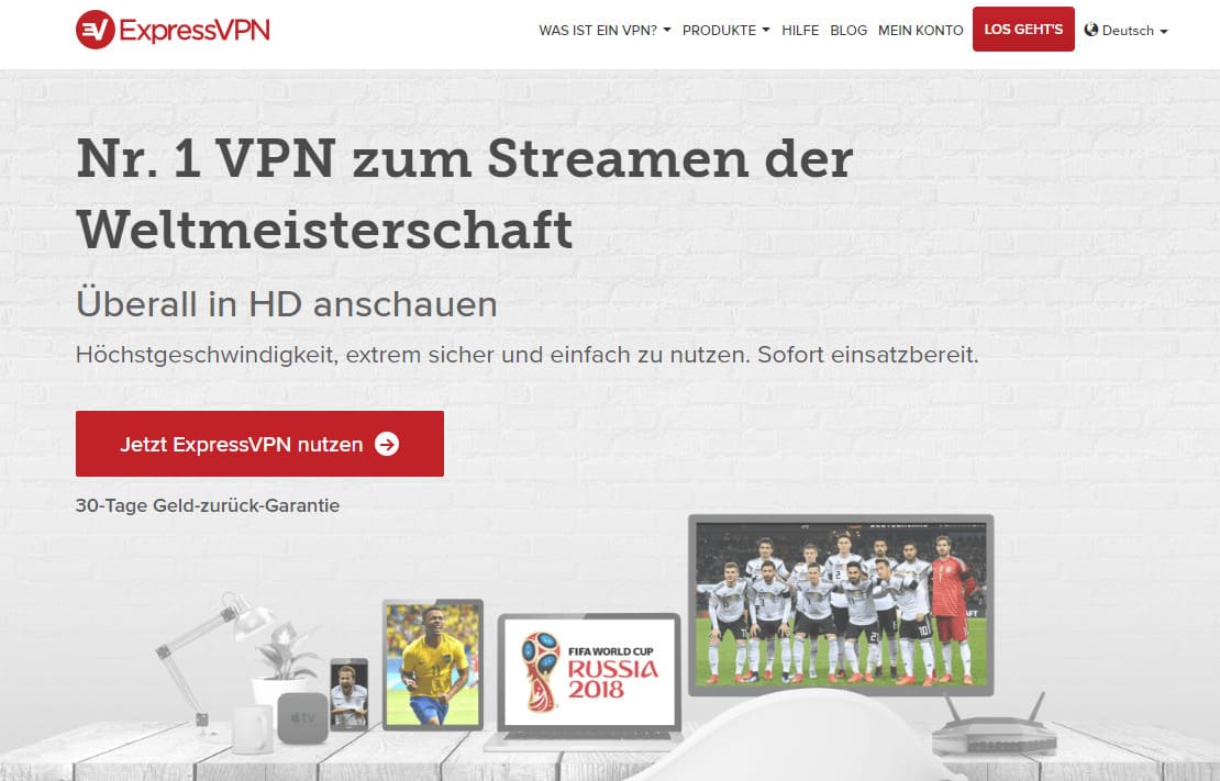 ExpressVPN German world cup