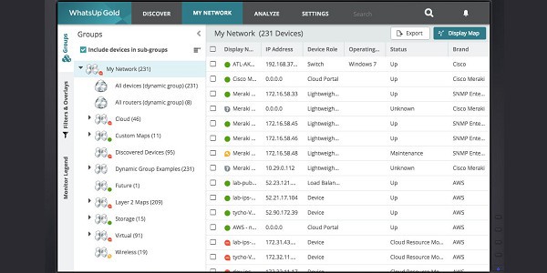WhatsUp Gold Network Monitor
