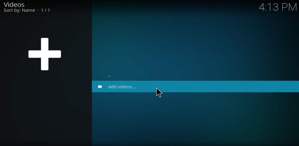 kodi add videos