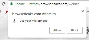webrtc mic permission