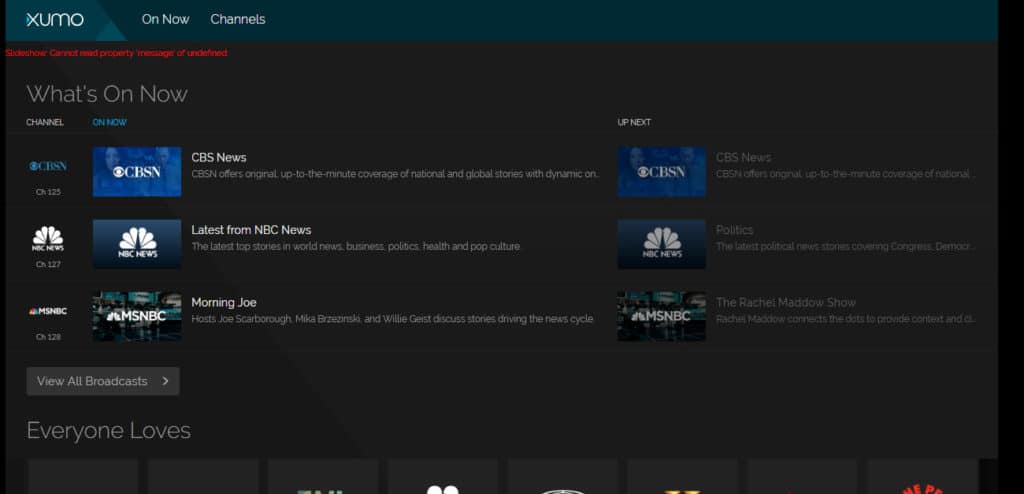 xumo tv
