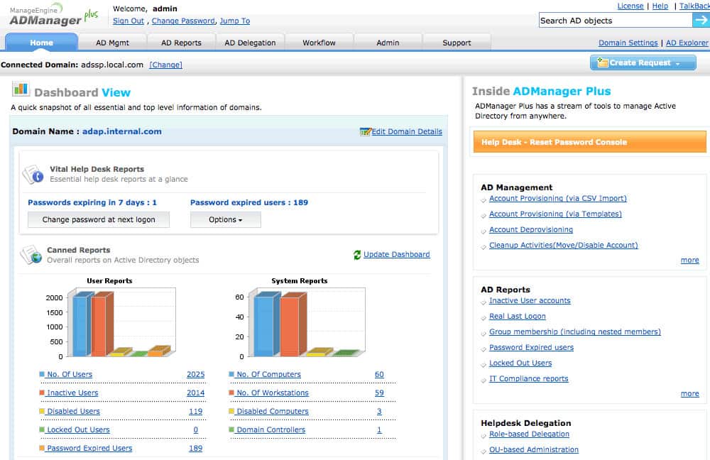 ManageEngine AdManager Plus