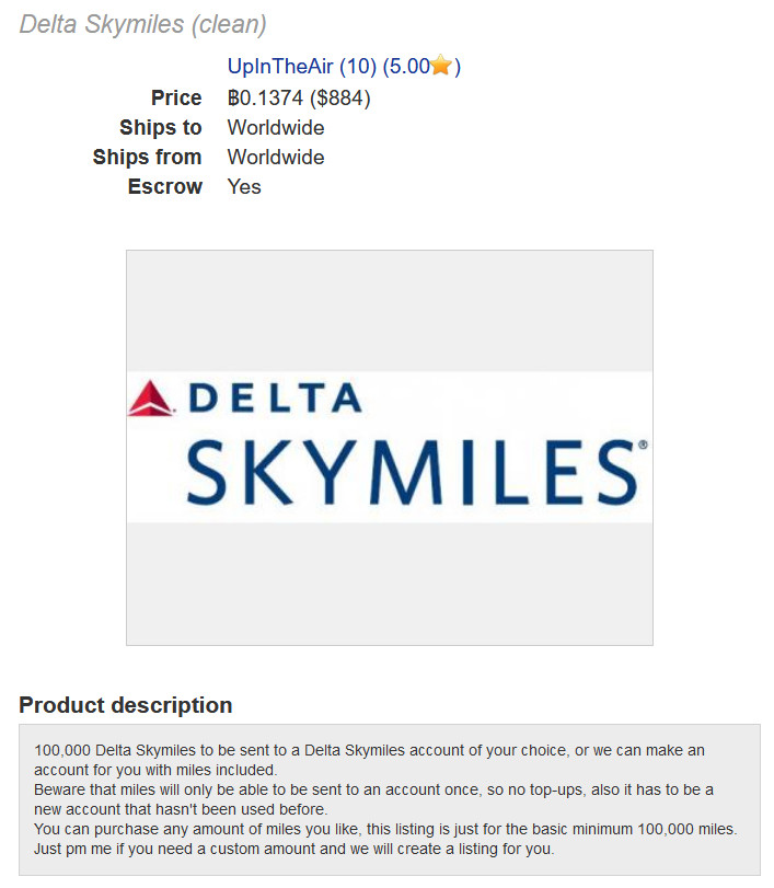 delta skymiles darknet dream market