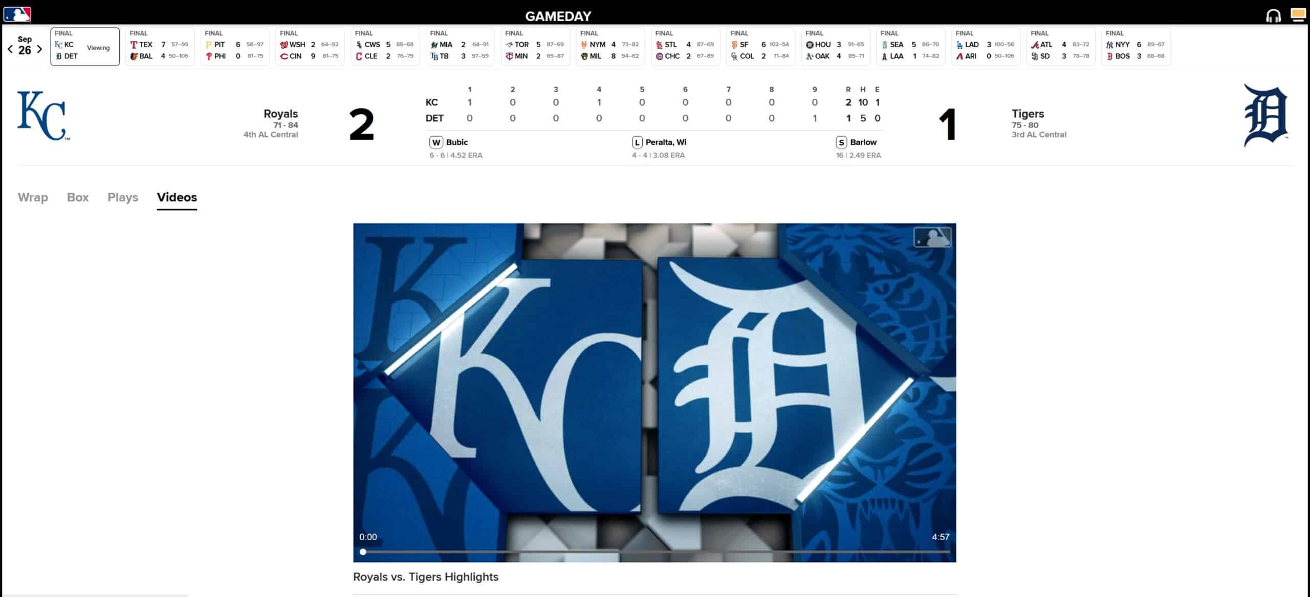 MLB.TV Scaled Screenshot