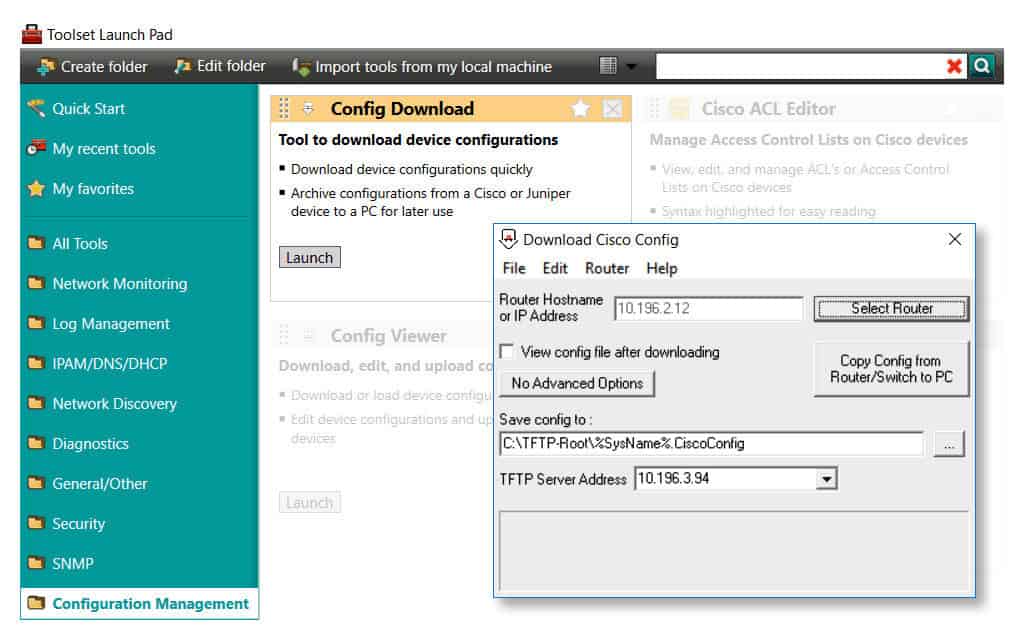 SolarWinds Engineers Toolset