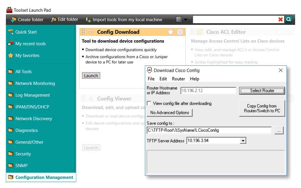 SolarWinds Engineers Toolset