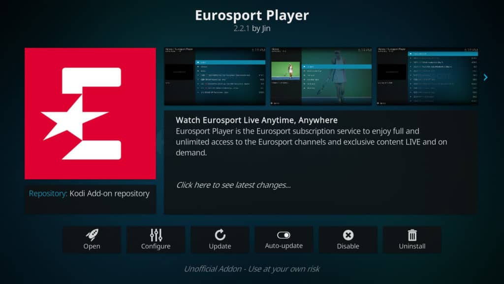 eurosport player