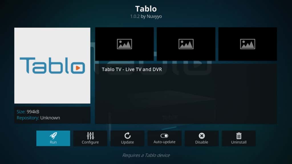 tablo kodi addon sports kodi addons