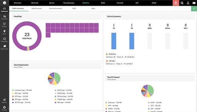 OpManager Plus screen