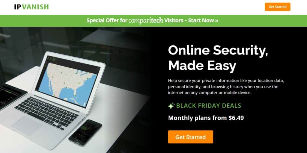 ipvanish black friday monthly plan