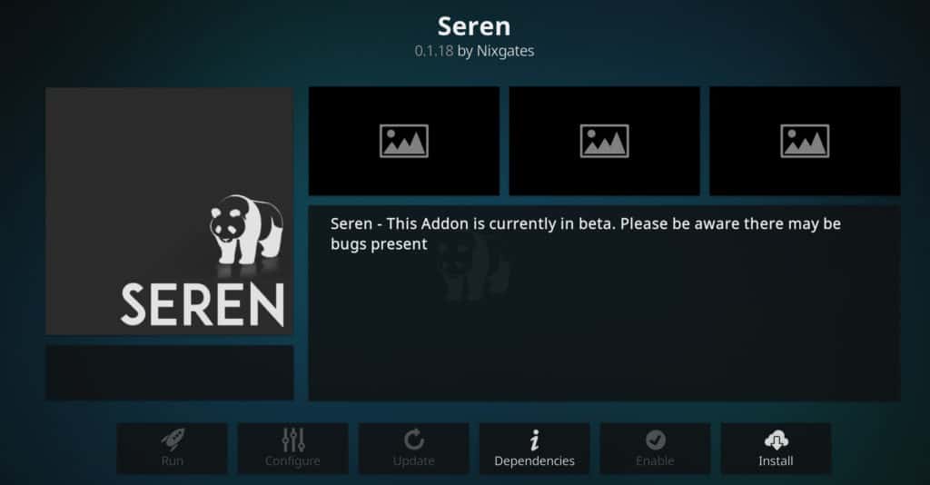 seren kodi addon