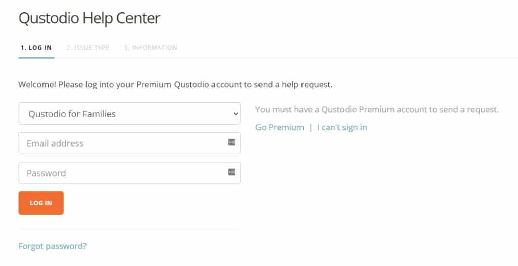 Qustodio customer support.