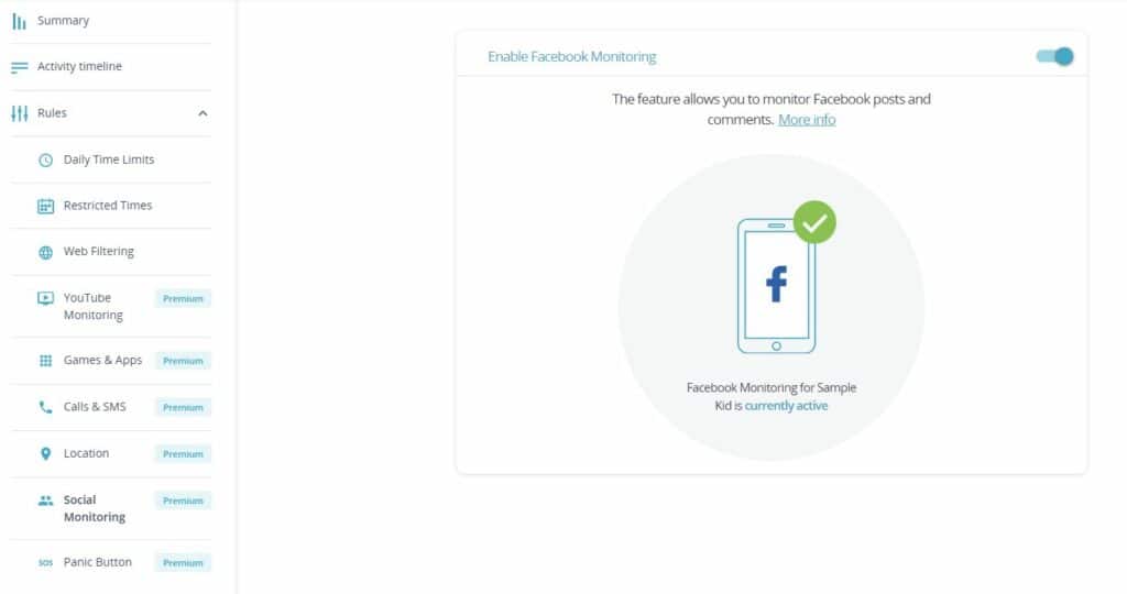 Social monitoring.