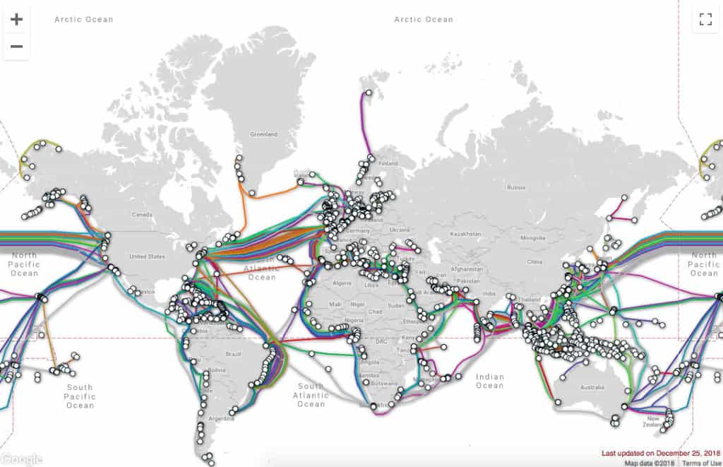 submarine cable map