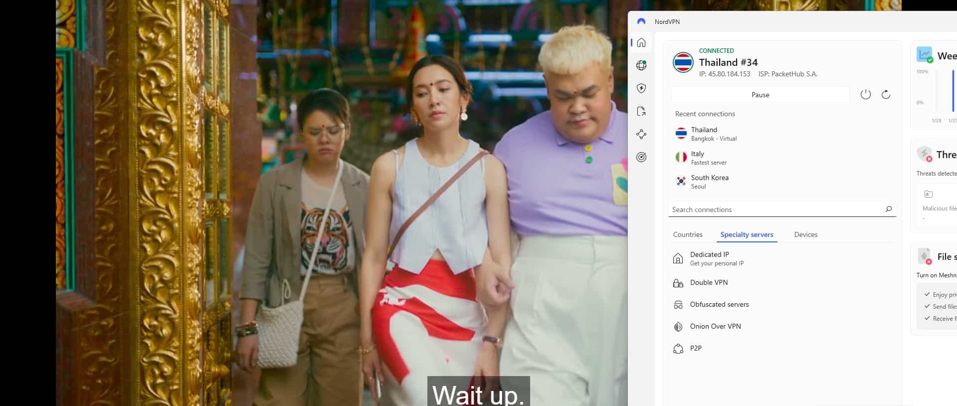 Streaming Amazon Prime Video.