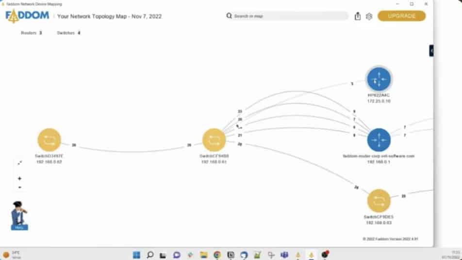 Faddom Mapping Diagram Topology Tool