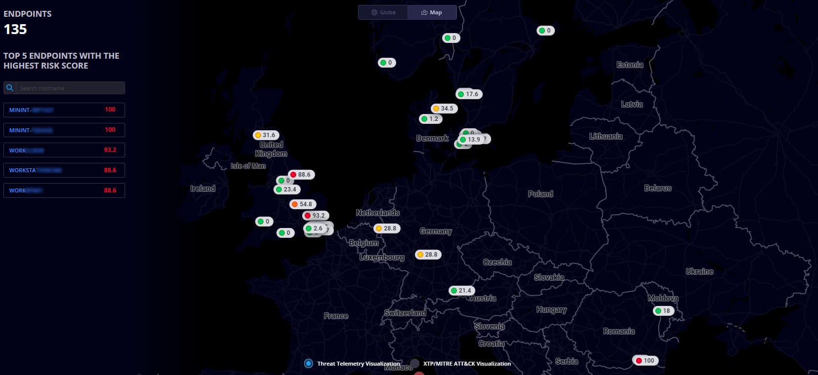 The Heimdal Action Center can manage assets that are in multiple locations
