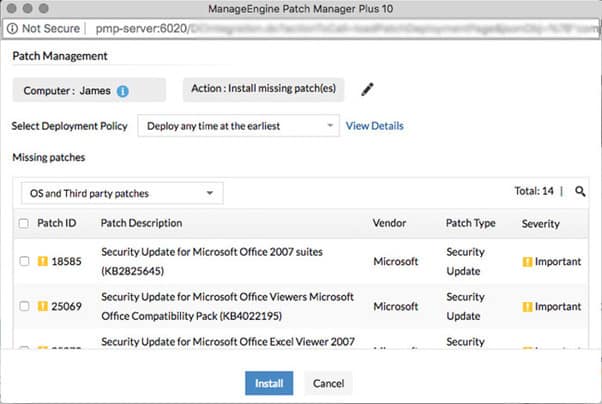 ManageEngine Patch Manager Plus