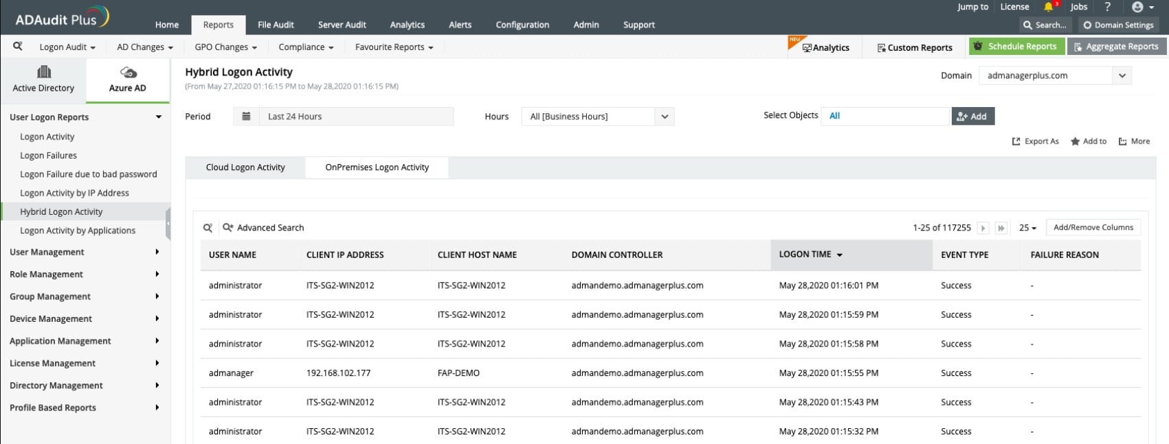 ManageEngine AdAudit Plus Active Directory