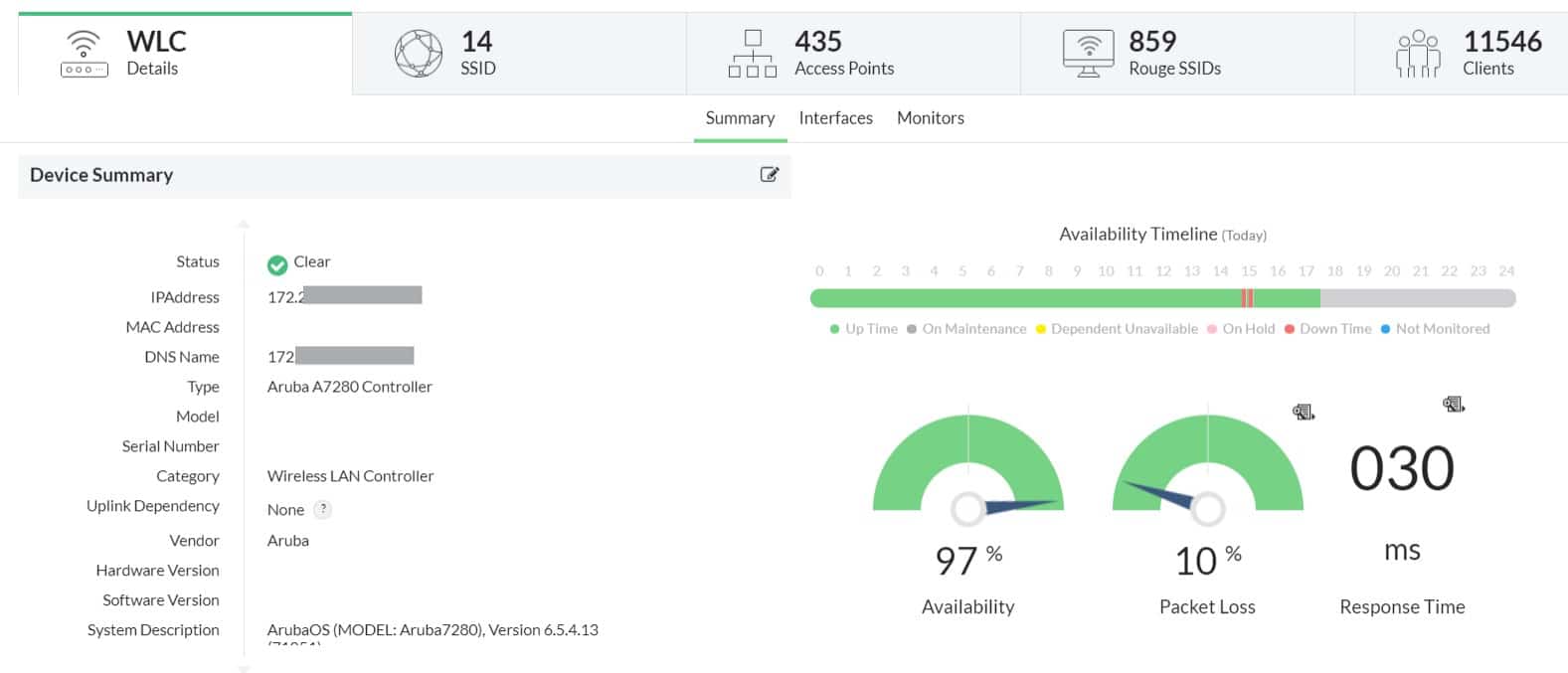 ManageEngine Op Manager Lan