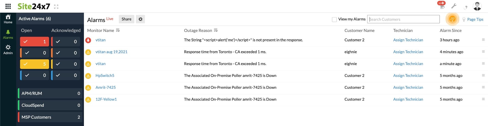 Site24x7 MSP Edition RMM