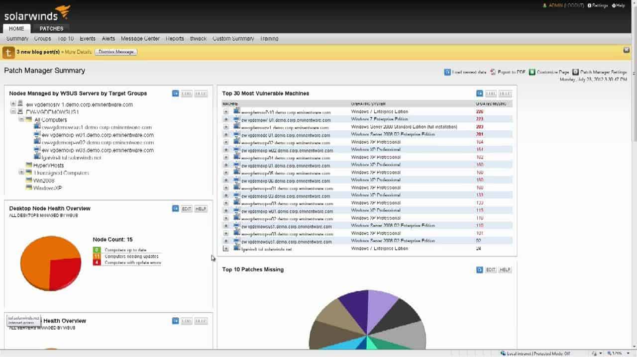 SolarWinds Patch Manager