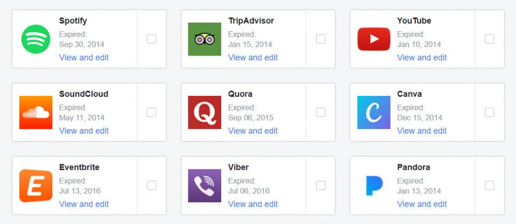 Facebook apps