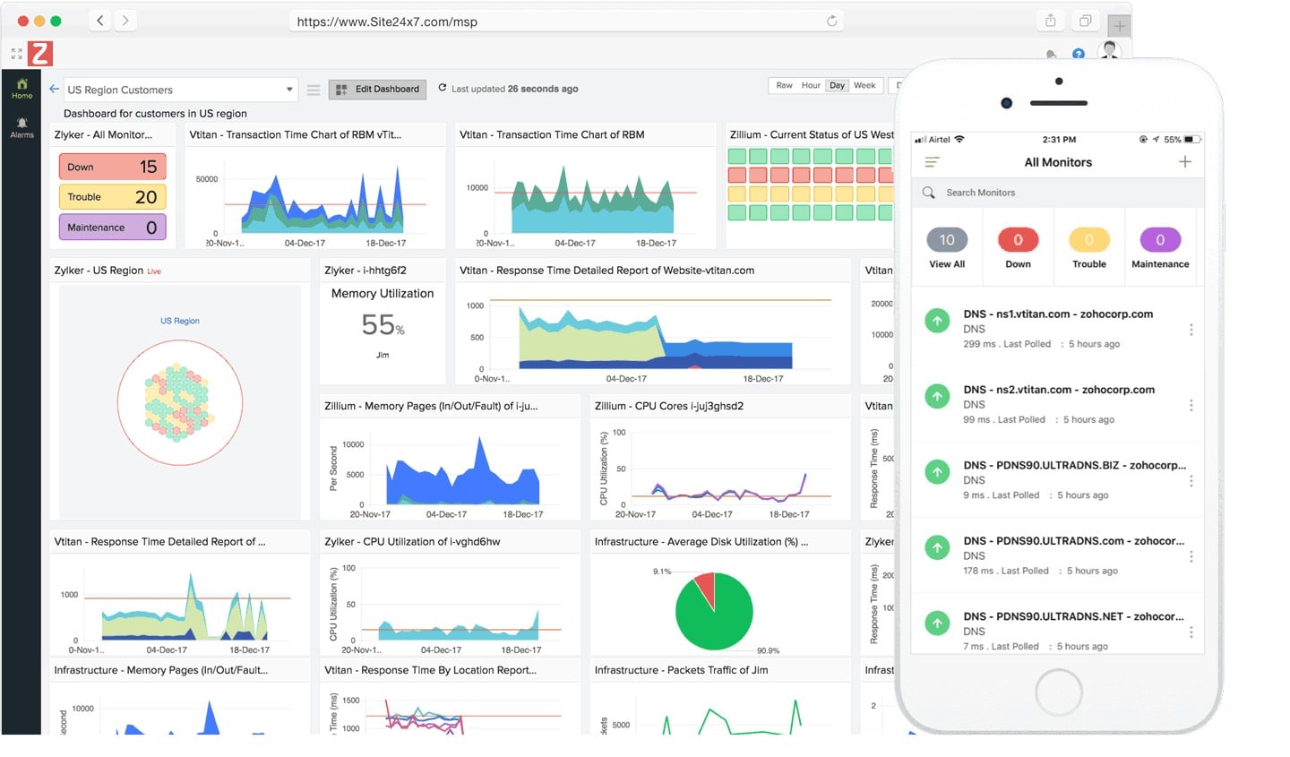 msp-header dashboard screenshot
