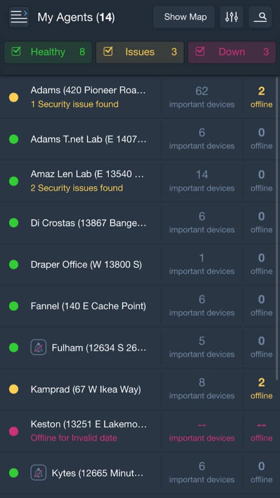 Domotz Mobile Application
