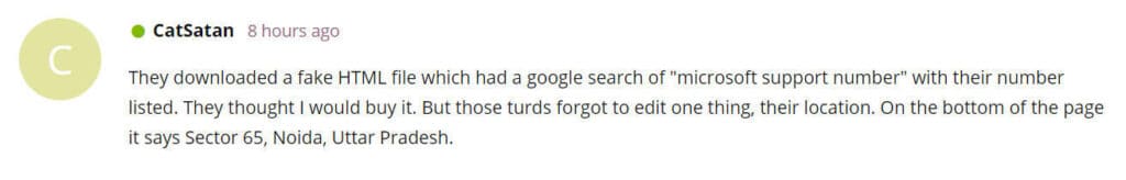 tech support scam