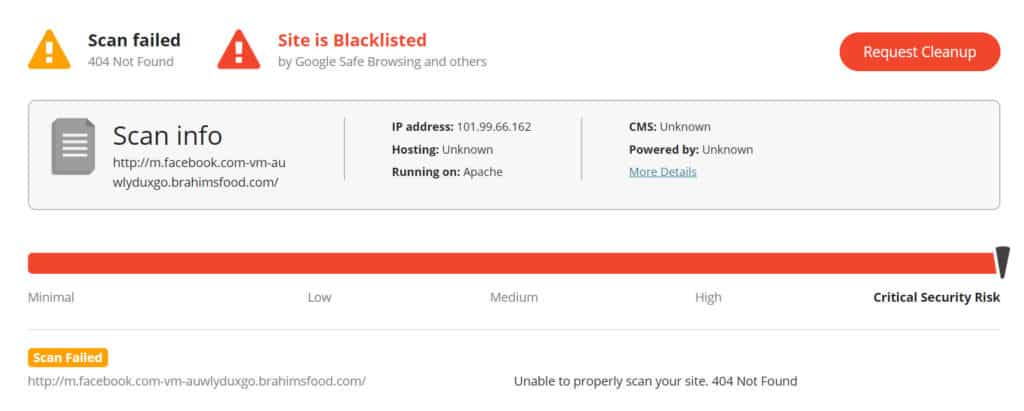Sucuri scan a website for malware and fix hacked site