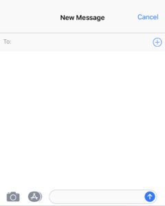 iOS new message