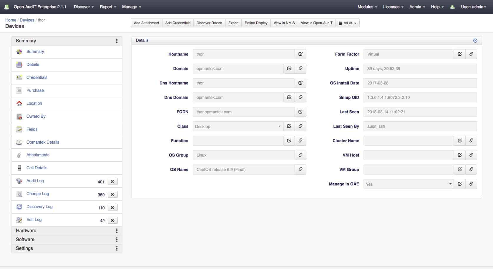 FirstWave Open-AudIT Devices Asset Tracking