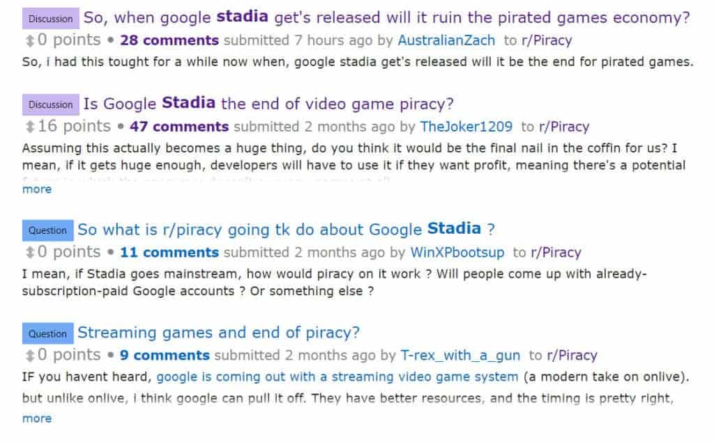 game streaming gaming piracy on reddit