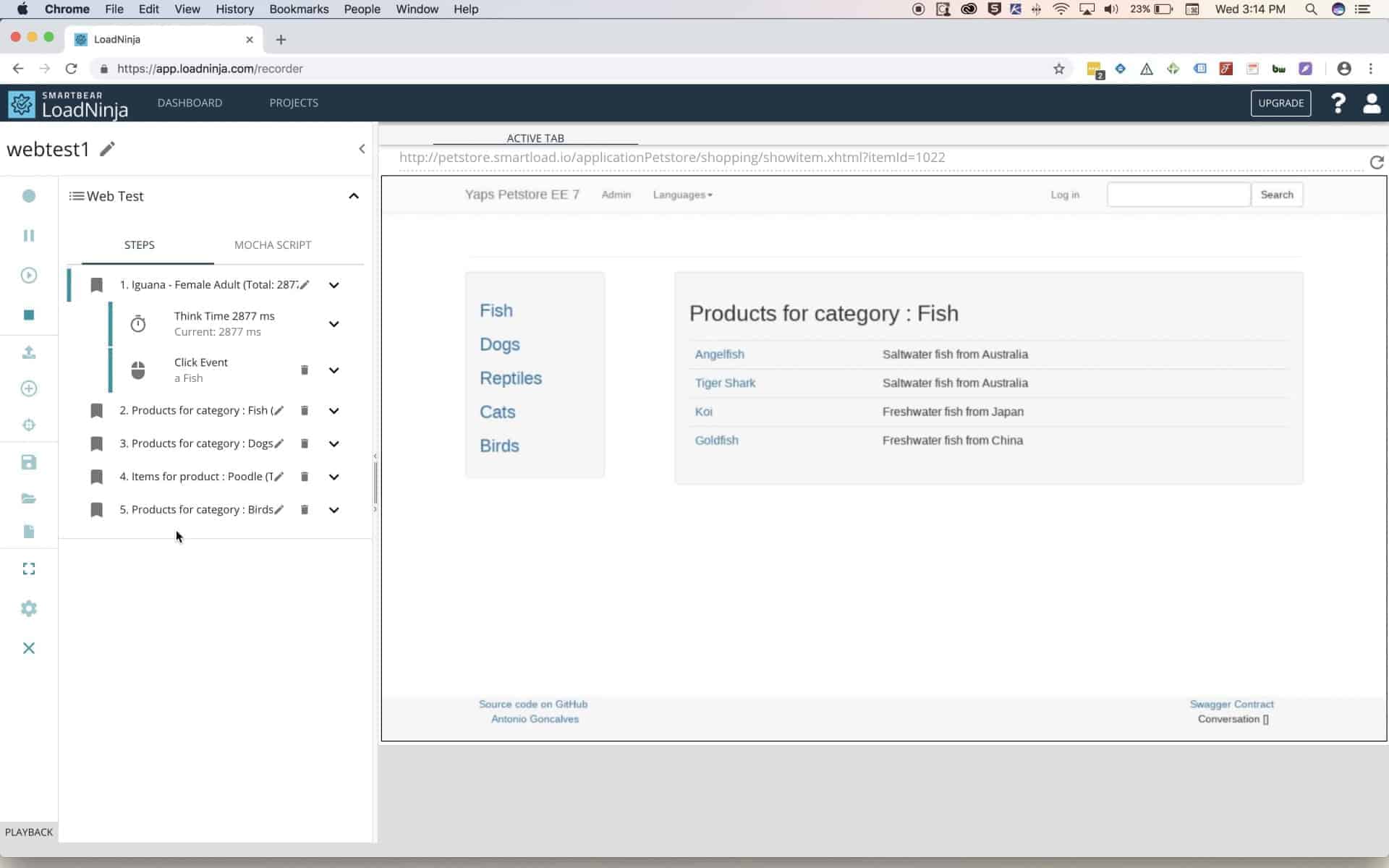LoadNinja Dashboard