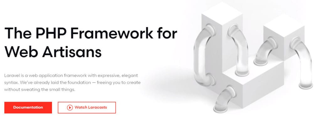 laravel homepage