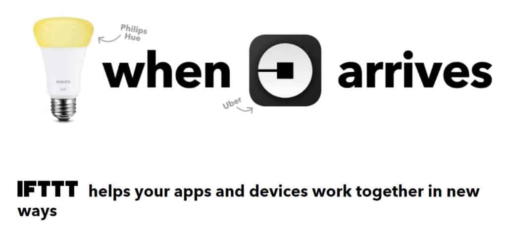 IFTTT smart home security device automation