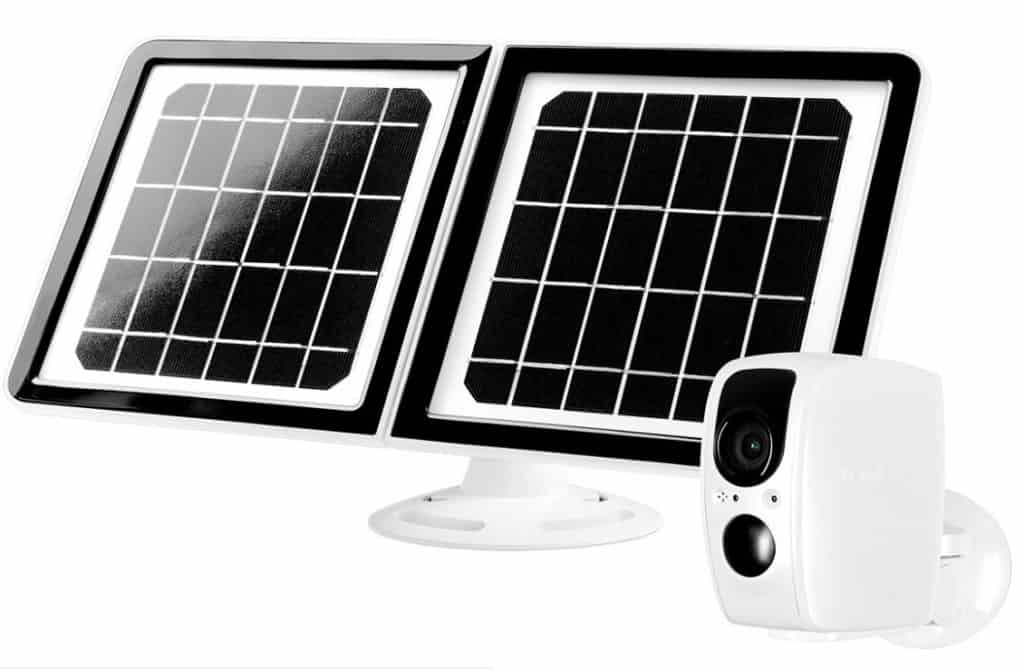 smart home security cameras solar powered camera