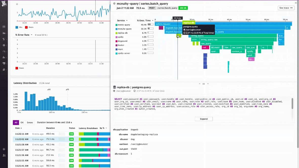 Datadog Log Management multy query