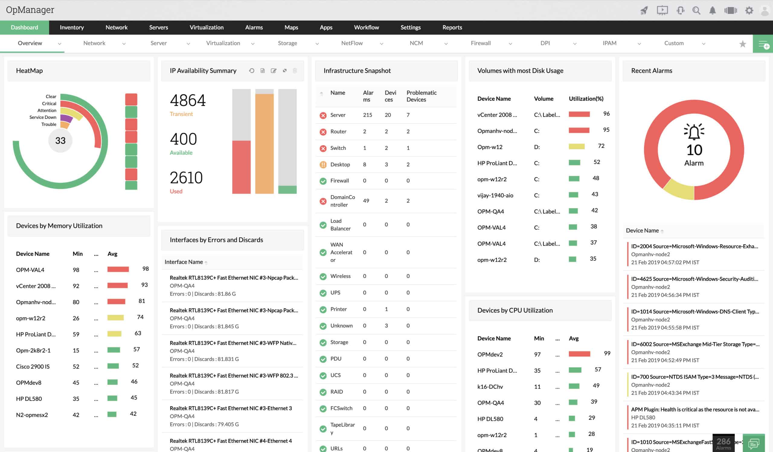 ManageEngine OpManager