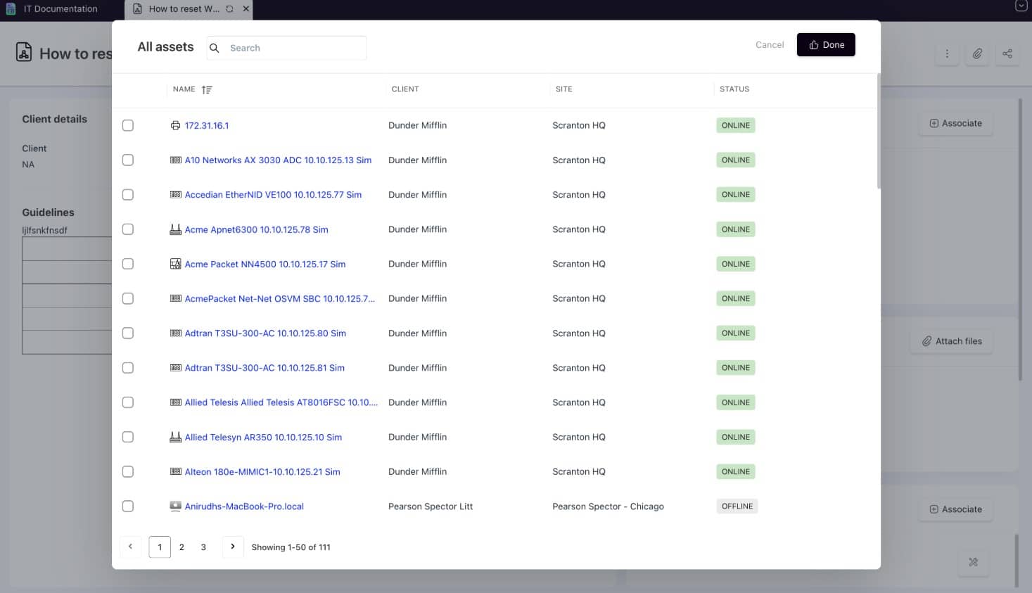 Superops IT Documentation