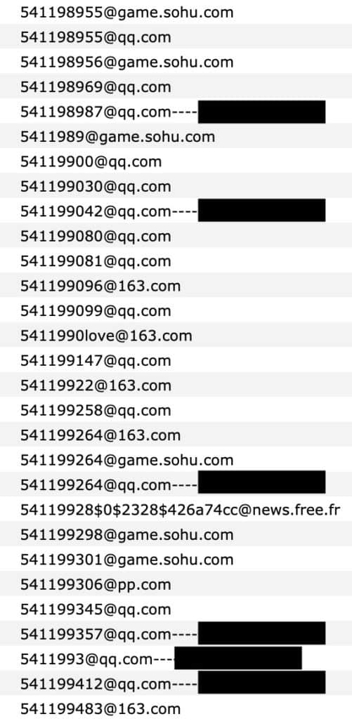 big asian data leak