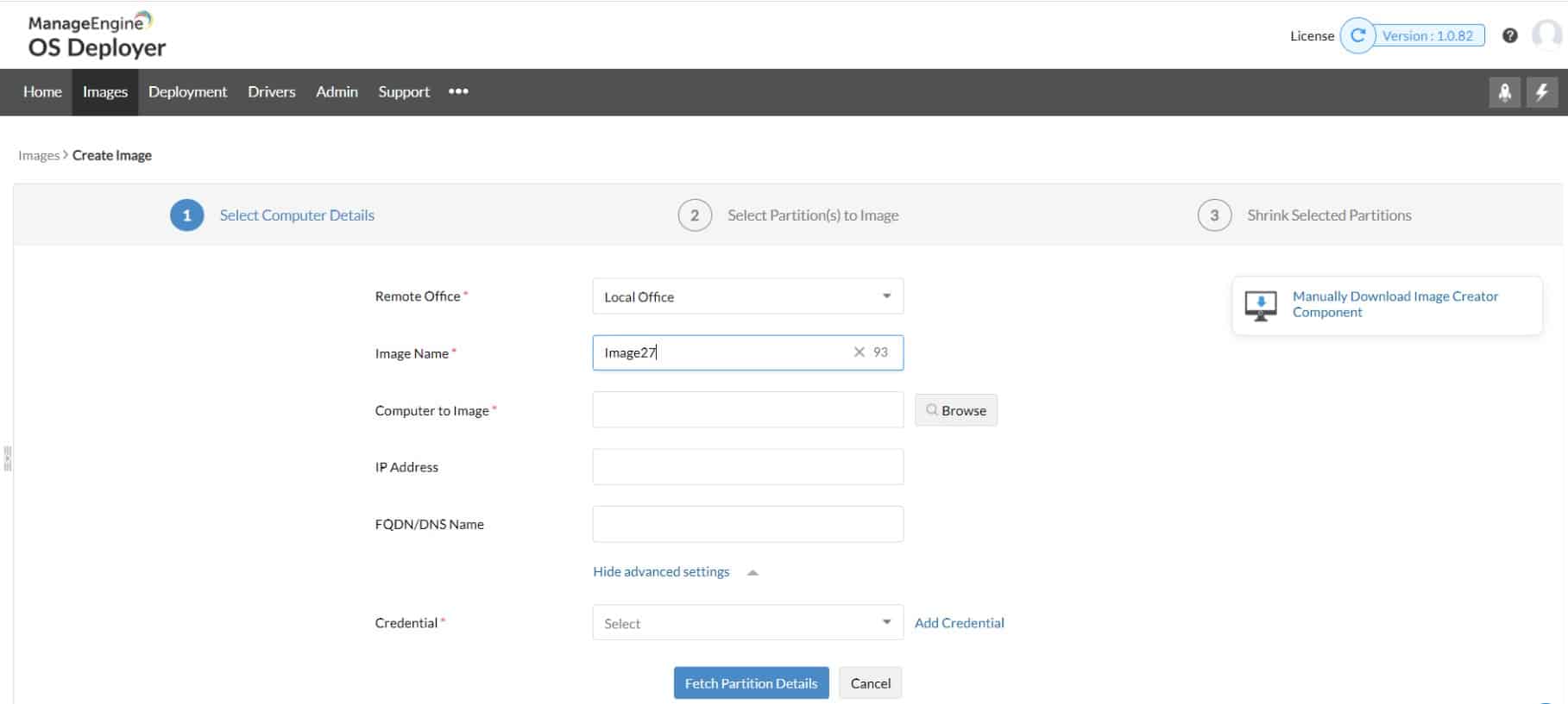 ManageEngine OS Deployer