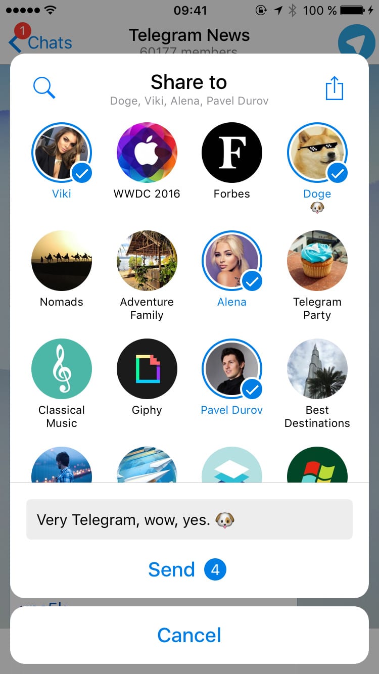 Telegram Messenger is designed for use on mobile devices