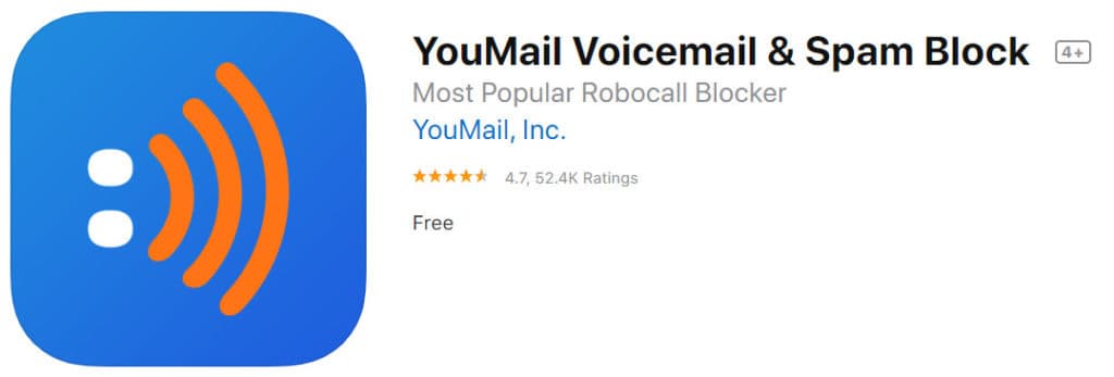YouMail Voicemail spam call blocker for ios