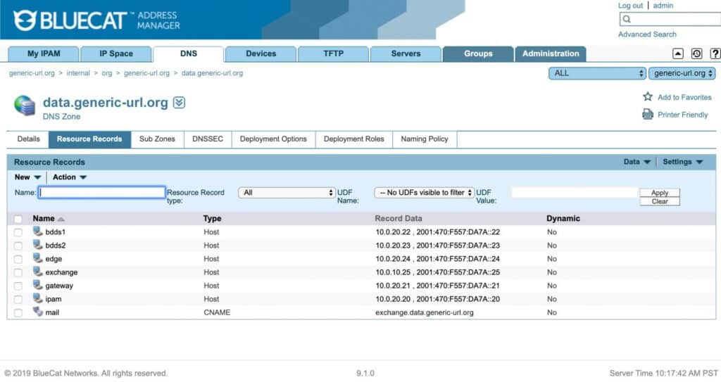 Bluecat Address Manager