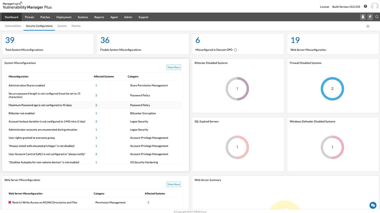 ManageEngine Vulnerability Manager Plus IP Network Scanner
